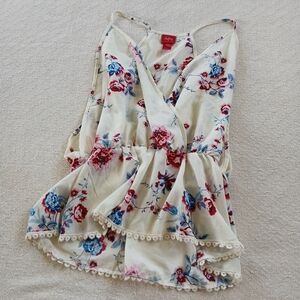 daytrip ♡ wrap floral top